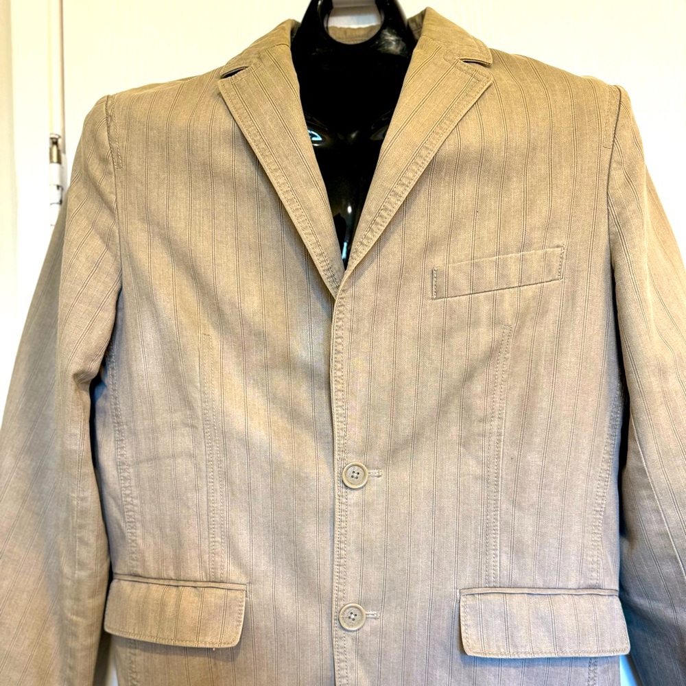 INC International Concepts Mens Regular Fit Tan Sports Coat Blazer Size M